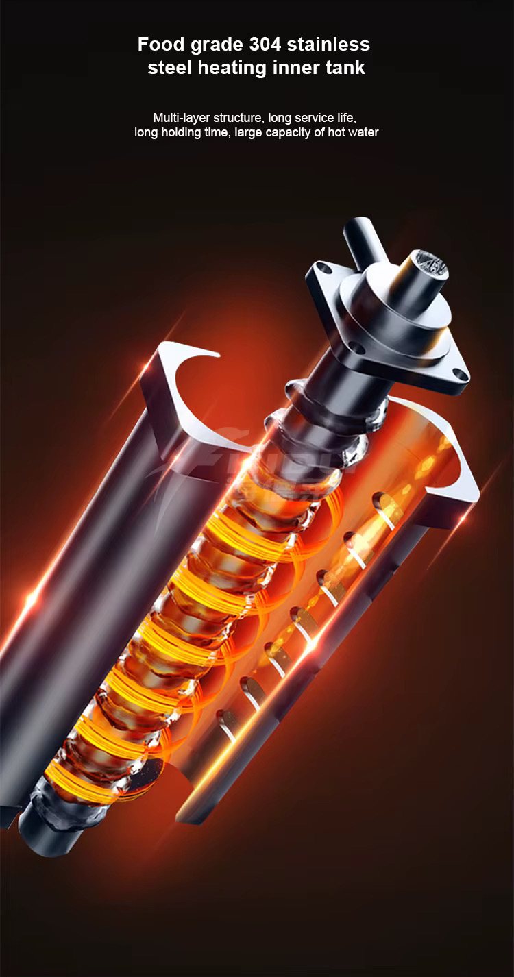 Food-grade 304 stainless steel heating tank