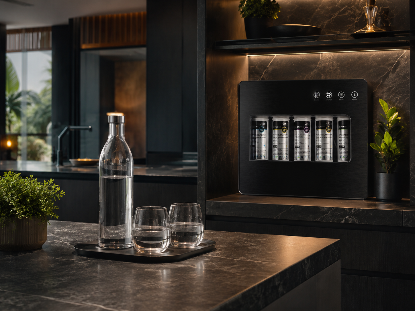 H2O Origin filter with reusable bottle as an alternative to bottled water
